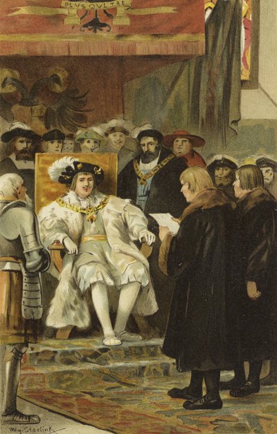 Inauguration of Charles V, Groningen, Netherlands by Willem II Steelink